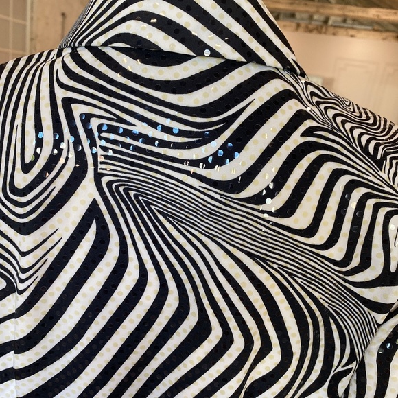 Vintage 1990's "Joseph Ribkoff" Zebra Print Blazer - Picture 5 of 11